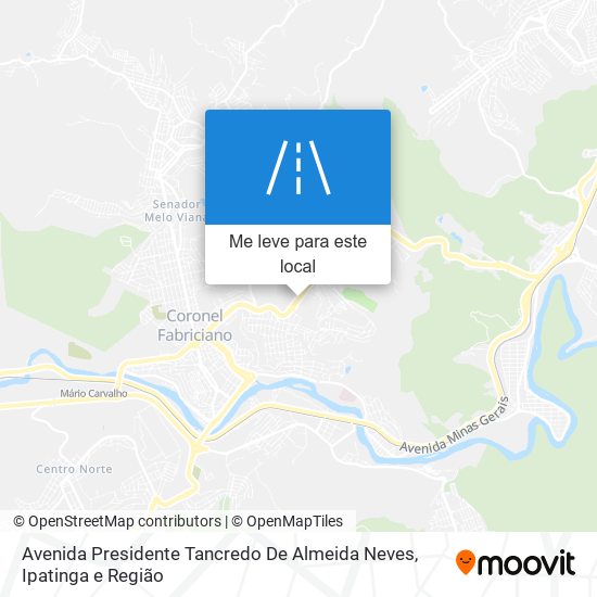 Avenida Presidente Tancredo De Almeida Neves mapa