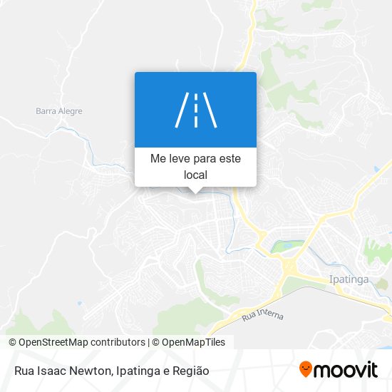 Rua Isaac Newton mapa