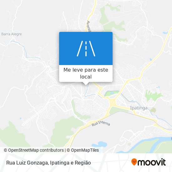 Rua Luiz Gonzaga mapa