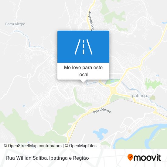 Rua Willian Saliba mapa