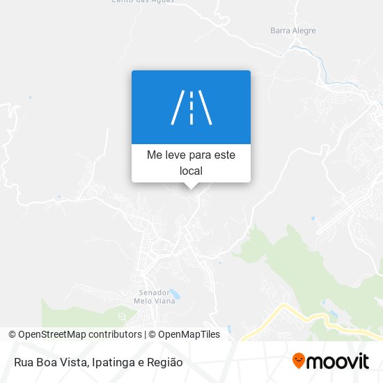 Rua Boa Vista mapa