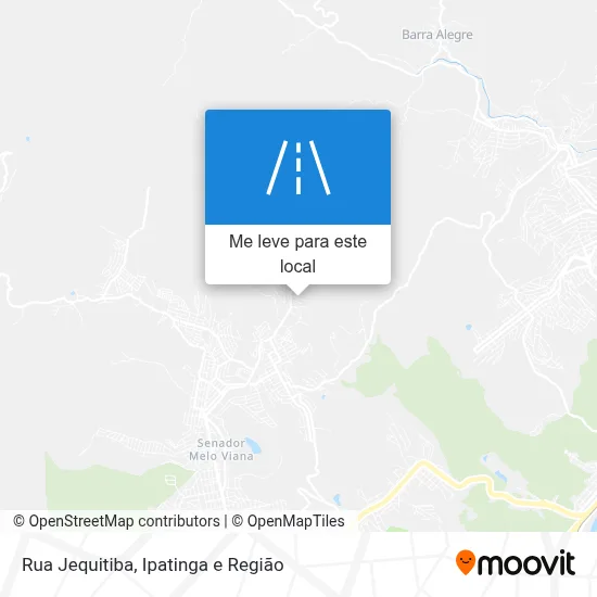Rua Jequitiba mapa