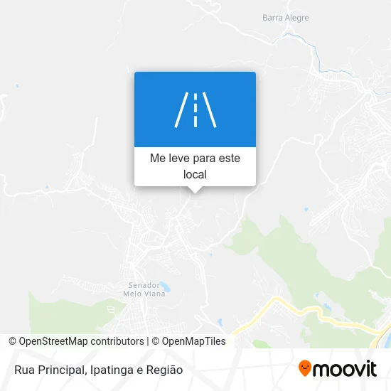 Rua Principal mapa