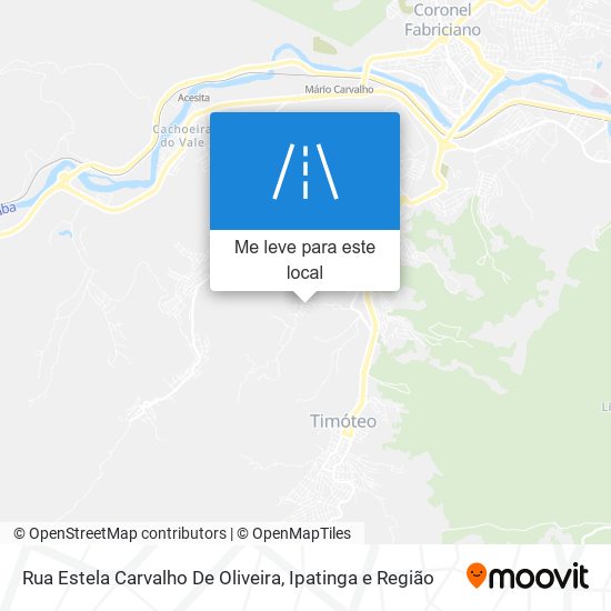 Rua Estela Carvalho De Oliveira mapa
