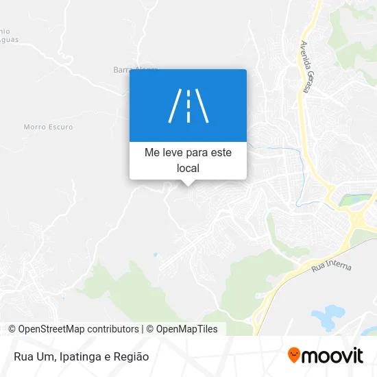 Rua Um mapa