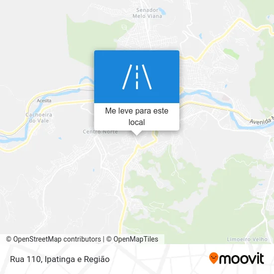Rua 110 mapa