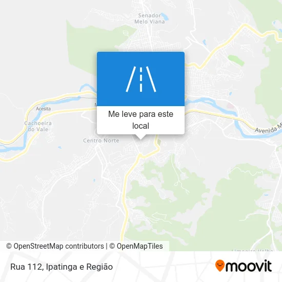 Rua 112 mapa