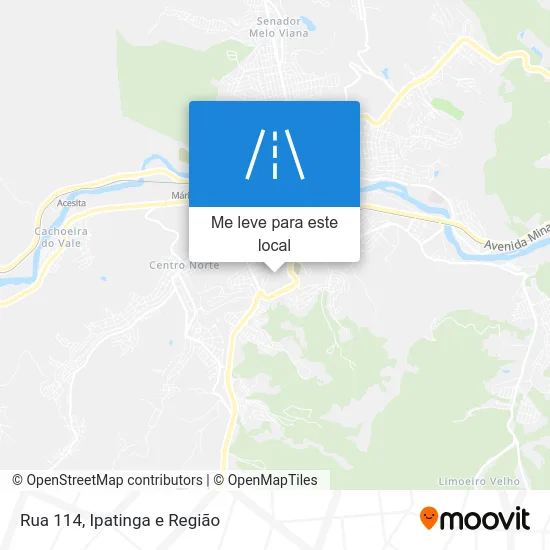 Rua 114 mapa