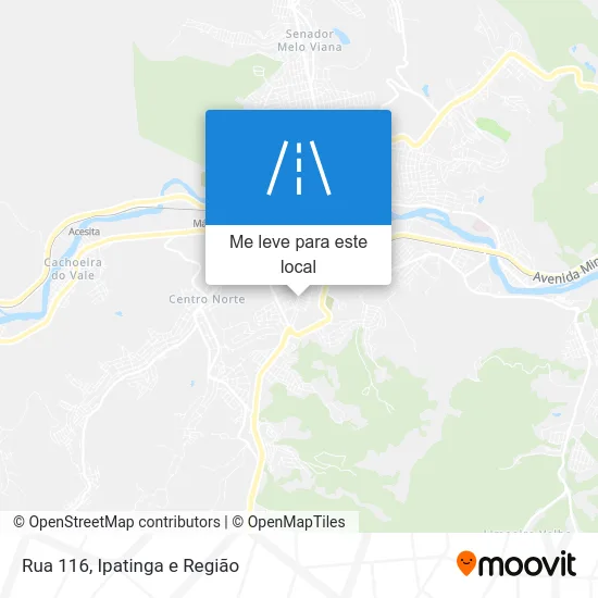 Rua 116 mapa