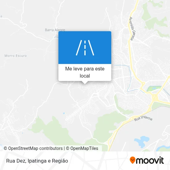 Rua Dez mapa