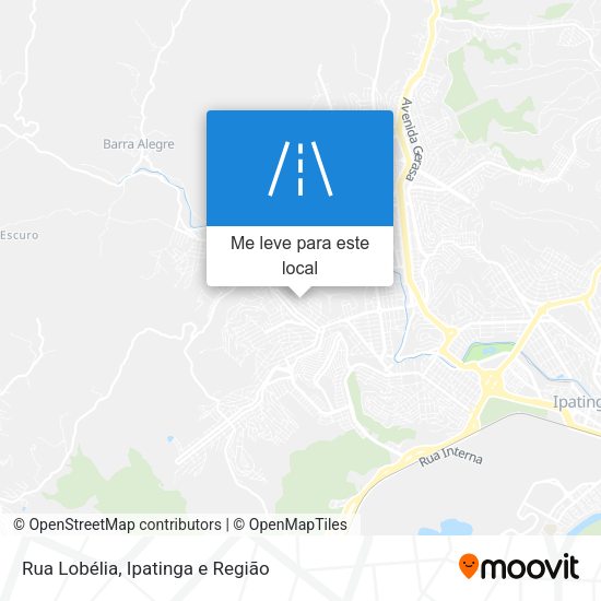 Rua Lobélia mapa