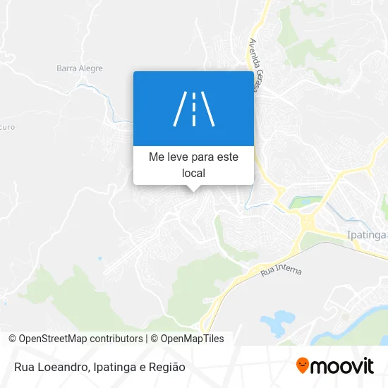Rua Loeandro mapa