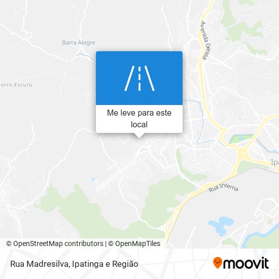 Rua Madresilva mapa