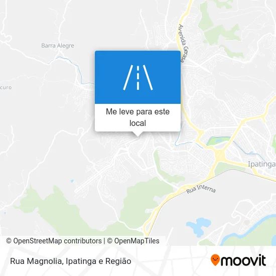 Rua Magnolia mapa