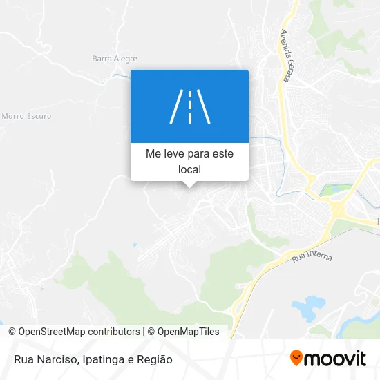 Rua Narciso mapa