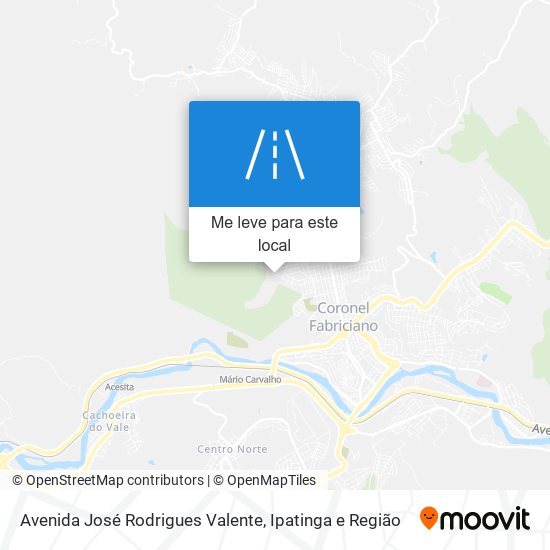 Avenida José Rodrigues Valente mapa