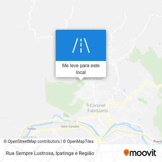 Rua Sempre Lustrosa mapa