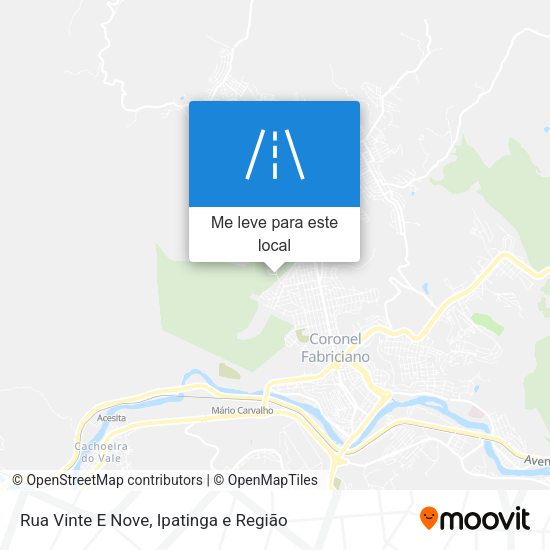 Rua Vinte E Nove mapa