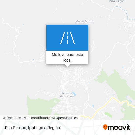 Rua Peroba mapa