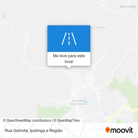 Rua Gaivota mapa