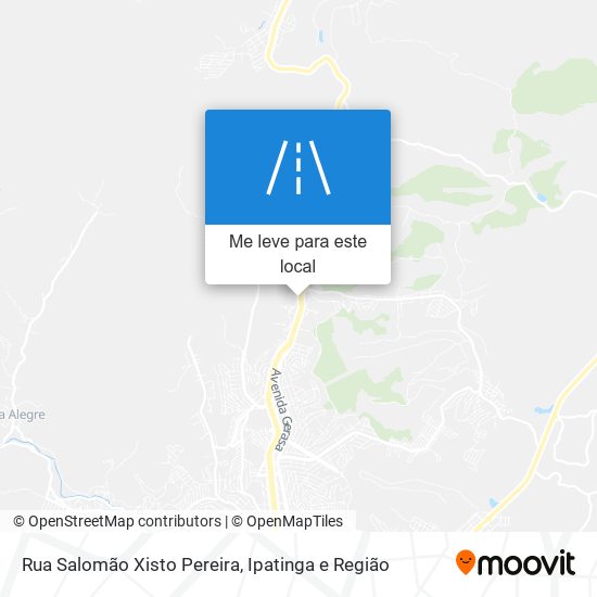 Rua Salomão Xisto Pereira mapa