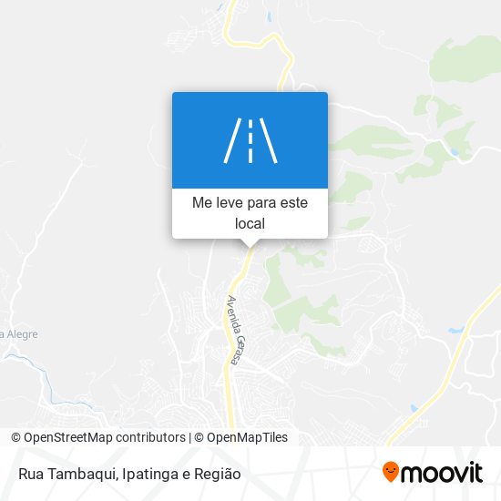 Rua Tambaqui mapa