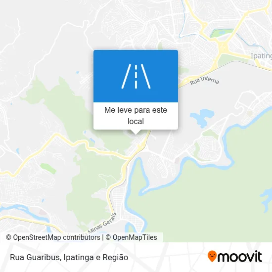 Rua Guaribus mapa