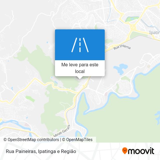 Rua Paineiras mapa