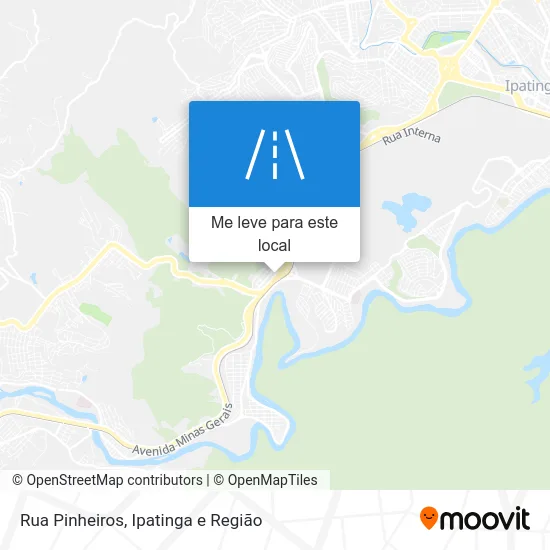 Rua Pinheiros mapa