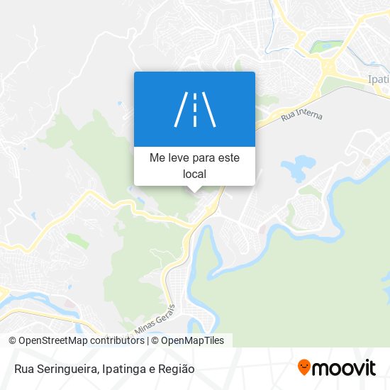 Rua Seringueira mapa