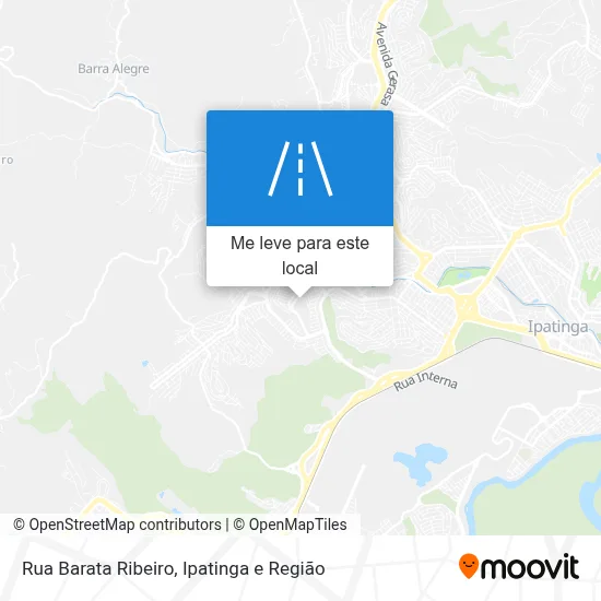 Rua Barata Ribeiro mapa