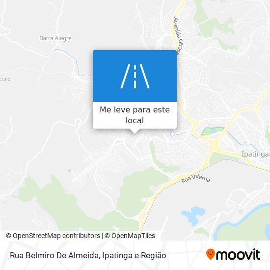 Rua Belmiro De Almeida mapa