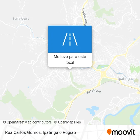 Rua Carlos Gomes mapa
