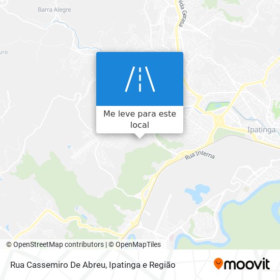 Rua Cassemiro De Abreu mapa