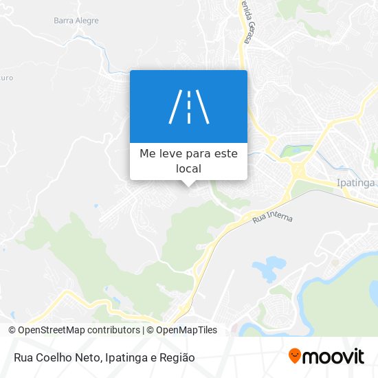 Rua Coelho Neto mapa