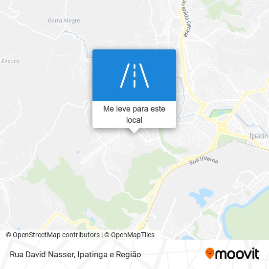 Rua David Nasser mapa