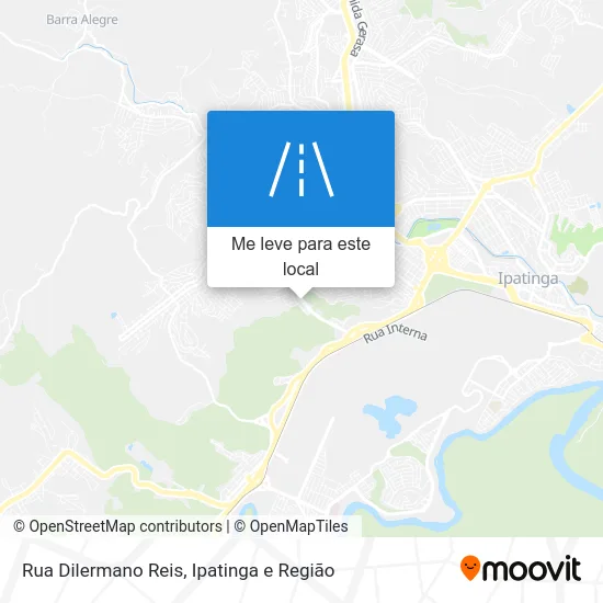 Rua Dilermano Reis mapa
