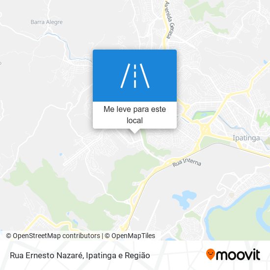 Rua Ernesto Nazaré mapa