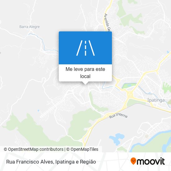 Rua Francisco Alves mapa