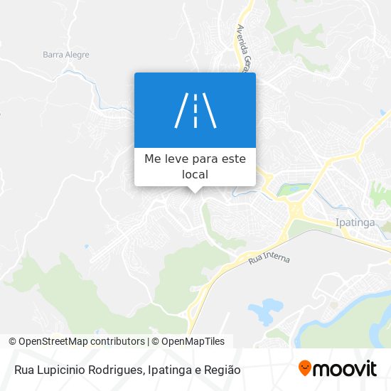 Rua Lupicinio Rodrigues mapa