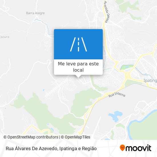 Rua Álvares De Azevedo mapa