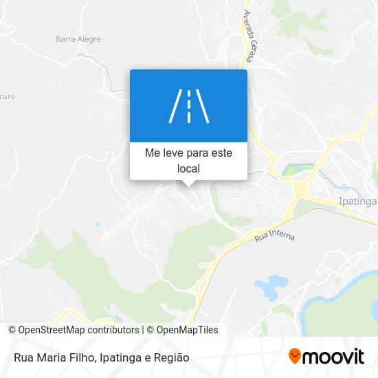 Rua Maria Filho mapa