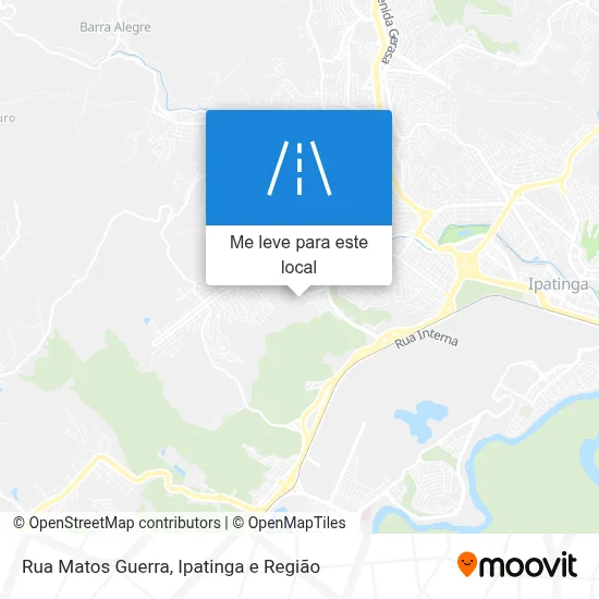 Rua Matos Guerra mapa