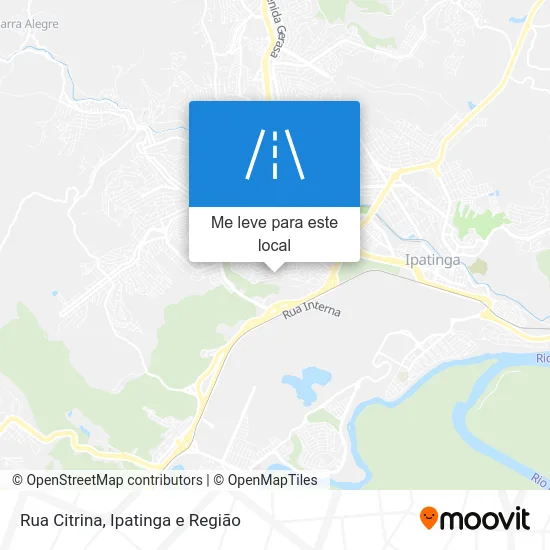 Rua Citrina mapa