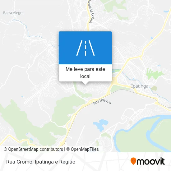 Rua Cromo mapa