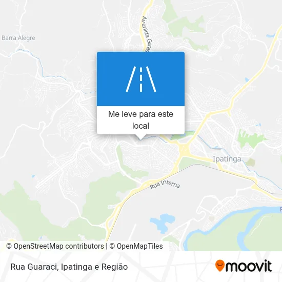 Rua Guaraci mapa