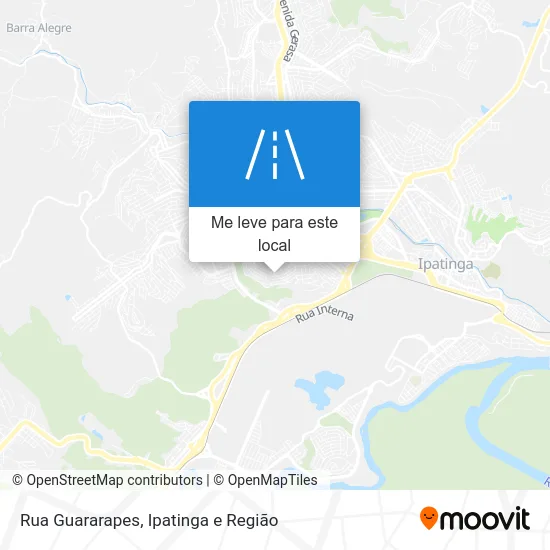 Rua Guararapes mapa
