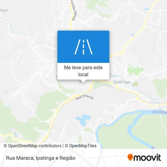 Rua Maraca mapa