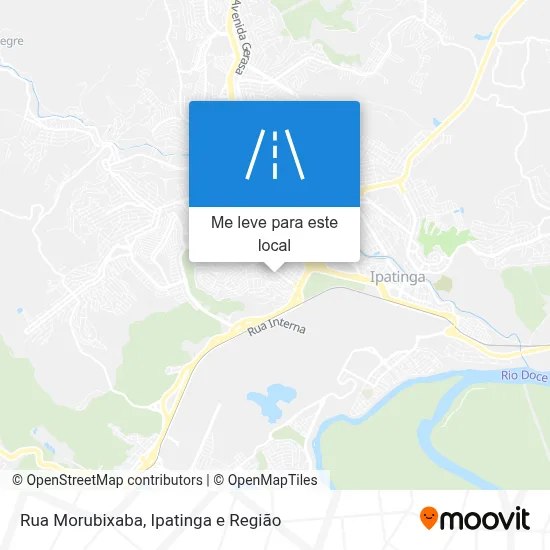 Rua Morubixaba mapa