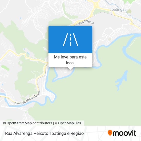 Rua Alvarenga Peixoto mapa